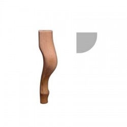 Noga drewniana do mebli F990002 24cm